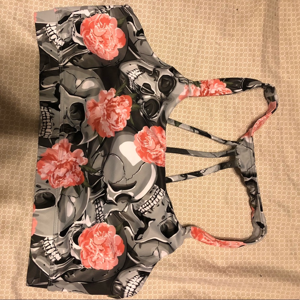 Feed Me Fight Me Sports Bra